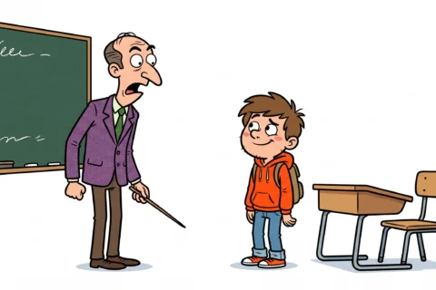 A tanár és az „idióta” diák